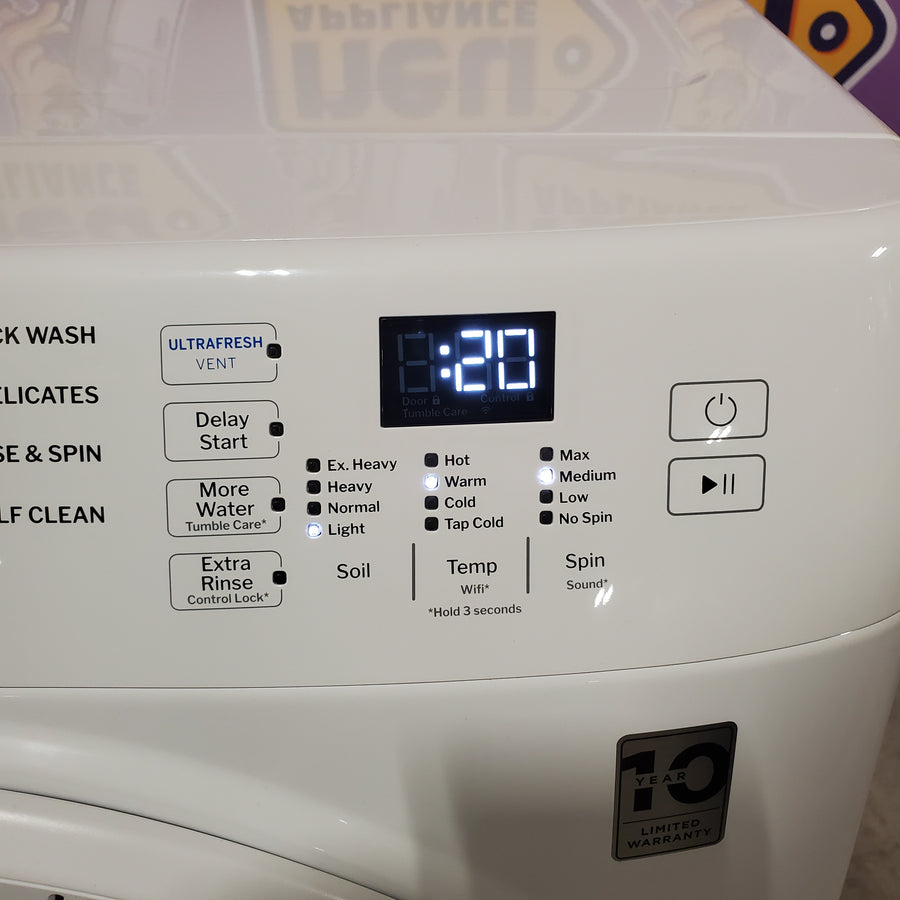 GE® ENERGY STAR® 4.6 cu. ft. Capacity Smart Front Load Washer with UltraFresh Vent System with OdorBlock™ GFW350SSYWW - Open Box