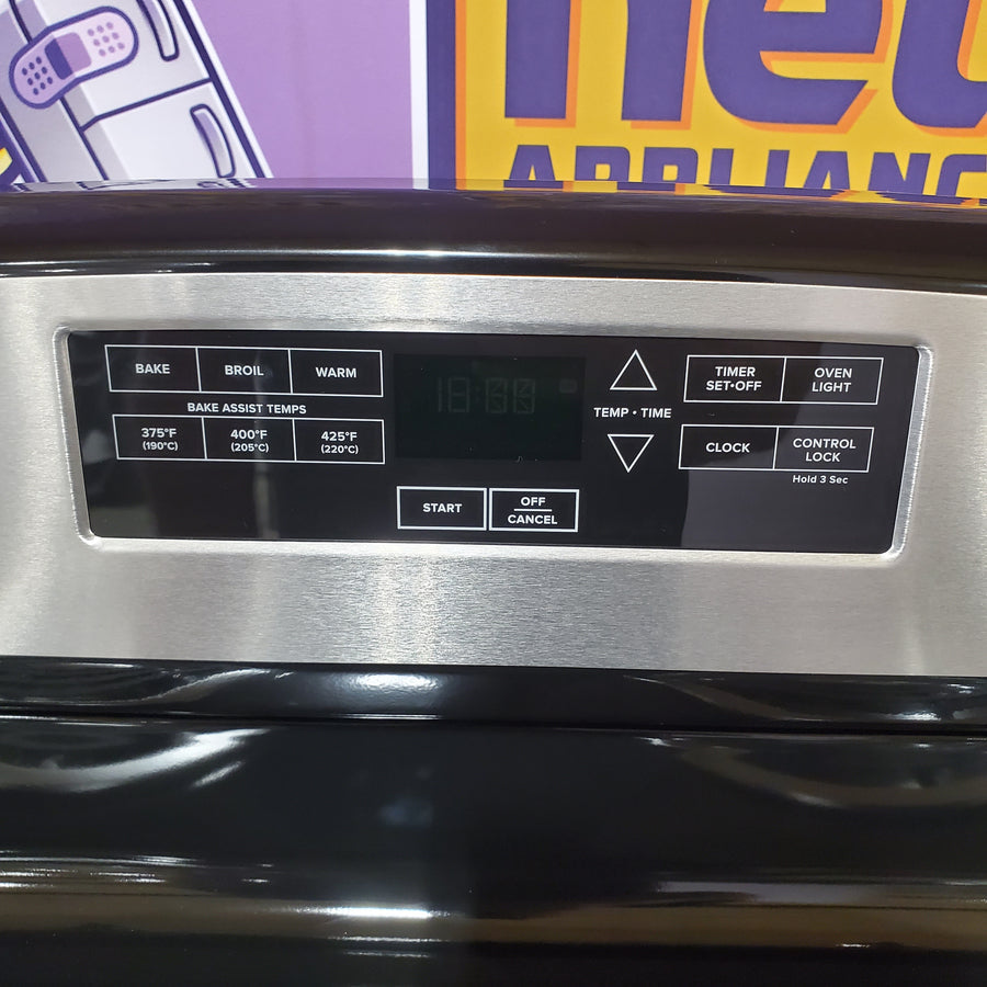 Amana 30-in 4 burners 4.8-cu ft Freestanding Electric Range in Stainless Steel ACR4303MMS - Open Box