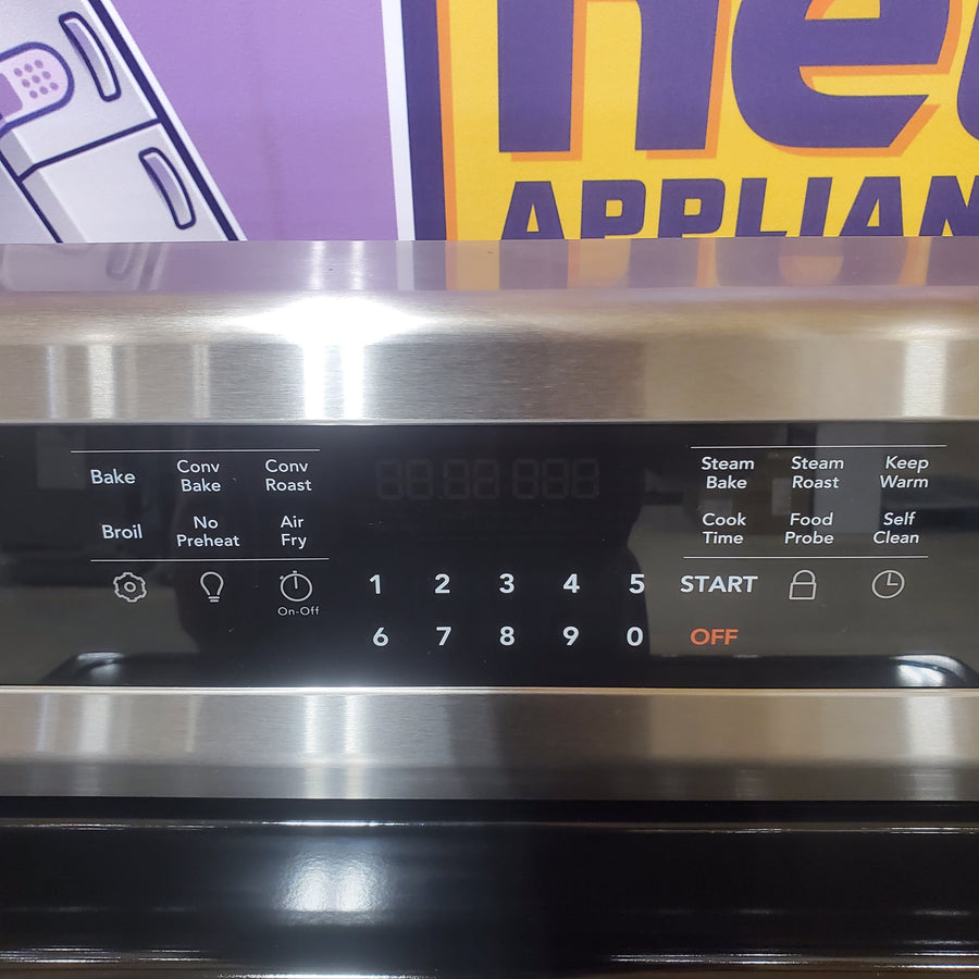 Frigidaire Gallery 30-in 4 Burners 5.3-cu ft , Air Fry Convection Oven Freestanding Single Induction Range in Stainless Steel GCRI3060BF - Scratch & Dent (Minor)