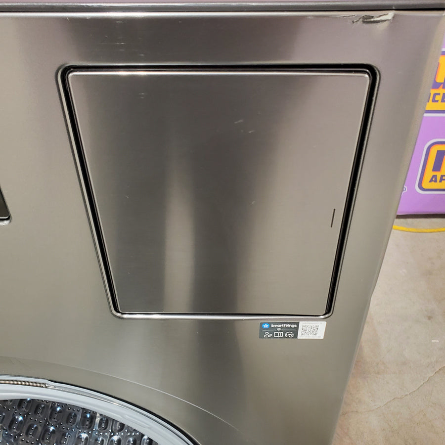 Samsung Dark Steel Bespoke 5.3 cu. ft. Ultra Capacity All-In-One Washer Dryer Combo with Super Speed and Ventless Heat Pump 22142792 - WD53DBA900HZ - Scratch & Dent (Moderate)