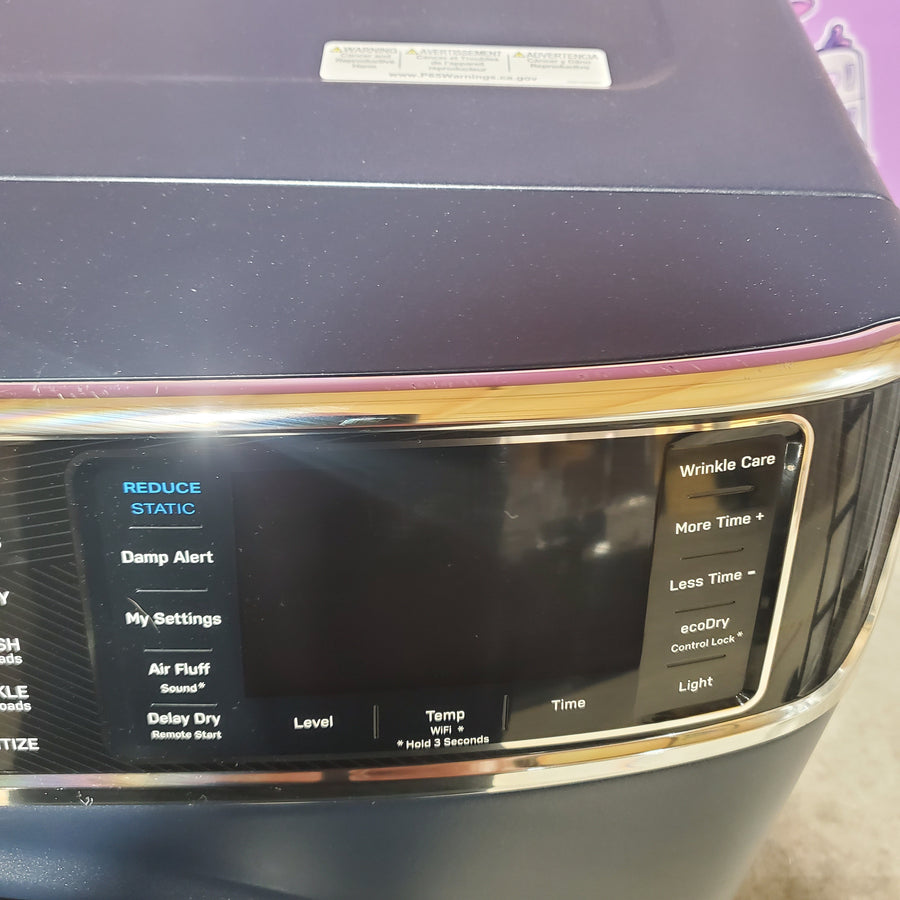 GE Profile Smart Front Load Electric 7.8 Cu. Ft. Capacity Dryer with Steam and Sanitize Cycle PFD87ESPVRS - Open Box