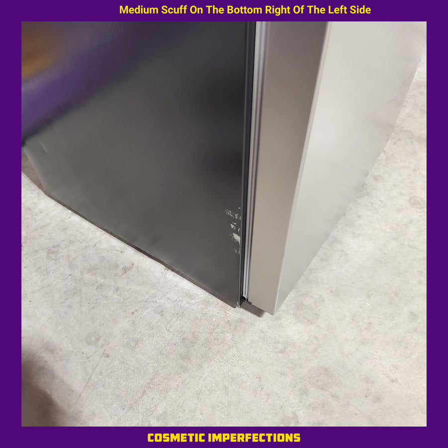 Vissani 11 cu. ft. Convertible Upright Freezer in Stainless Look with Adjustable Shelving, Garage Ready MDUF11SS5 - Scratch & Dent (Minor)