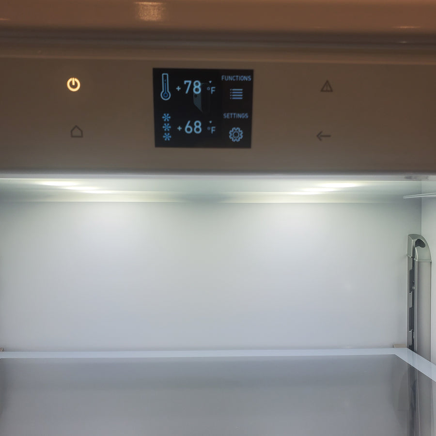 Bertazzoni Built-In Bottom Freezer Refrigerator with 19.6 Cu. Ft. Total Capacity, Touch-Controls, Lateral Airflow System, and Ice Maker REF36BMBIXLT - Scratch & Dent (Minor)