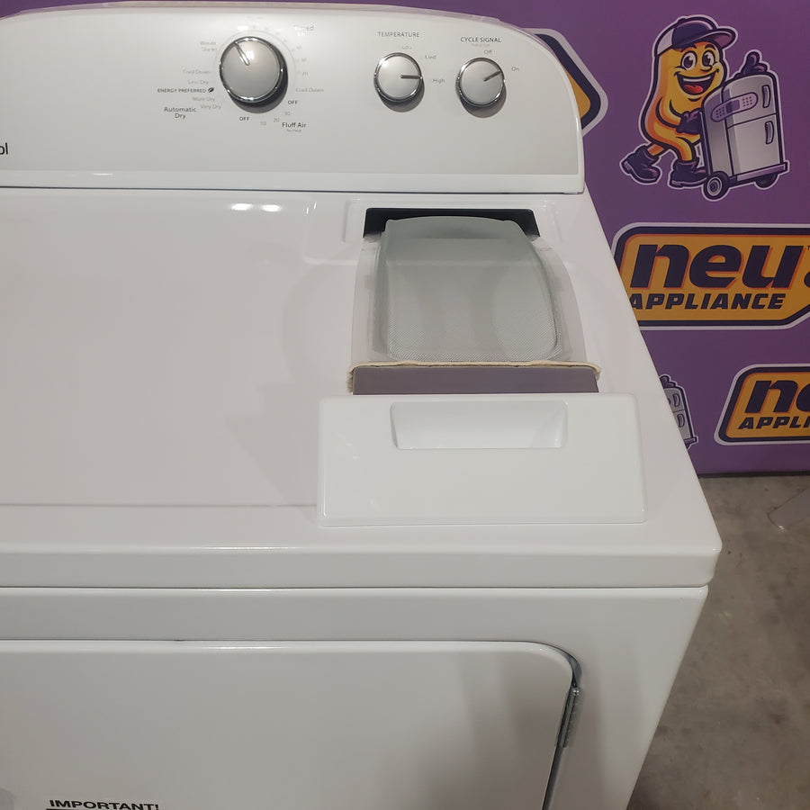 Whirlpool White Electric Extra Large 7.0 Cu. Ft. Dryer with Wrinkle Shield 22142789 - WED4815EW - Open Box