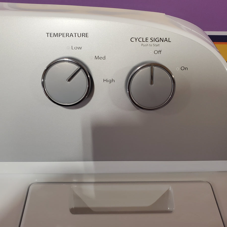 Whirlpool 3.8–3.9 Cu. Ft.  Top Load Washer with 2 in 1 Removable Agitator and Soil Level Selection WTW4957PW - Certified Refurbished and Whirlpool 7-cu ft Vented Electric Dryer WGD4815EW - Open Box