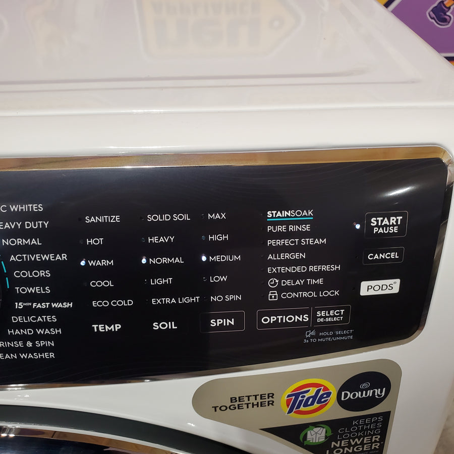 Electrolux 4.5 Cu.Ft. Stackable Front Load Washer with Steam and SmartBoost Wash System ELFW7637AW - Open Box