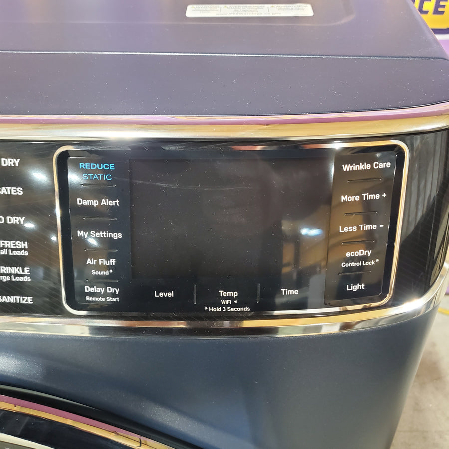 GE Profile Smart Front Load Electric 7.8 Cu. Ft. Capacity Dryer with Steam and Sanitize Cycle PFD87ESPVRS - Open Box