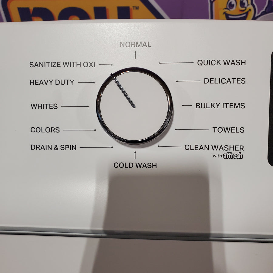 Whirlpool 4.2-4.3 Cu. Ft. Top Load Washer with 2-in-1 Removable Agitator and Soft Close Glass Lid WTW4307SW - Open Box and Whirlpool 7.0 cu. ft. Electric Dryer with Adaptive Dry and Wrinkle Shield™ Option WED4307SW - Scratch & Dent (Minor)