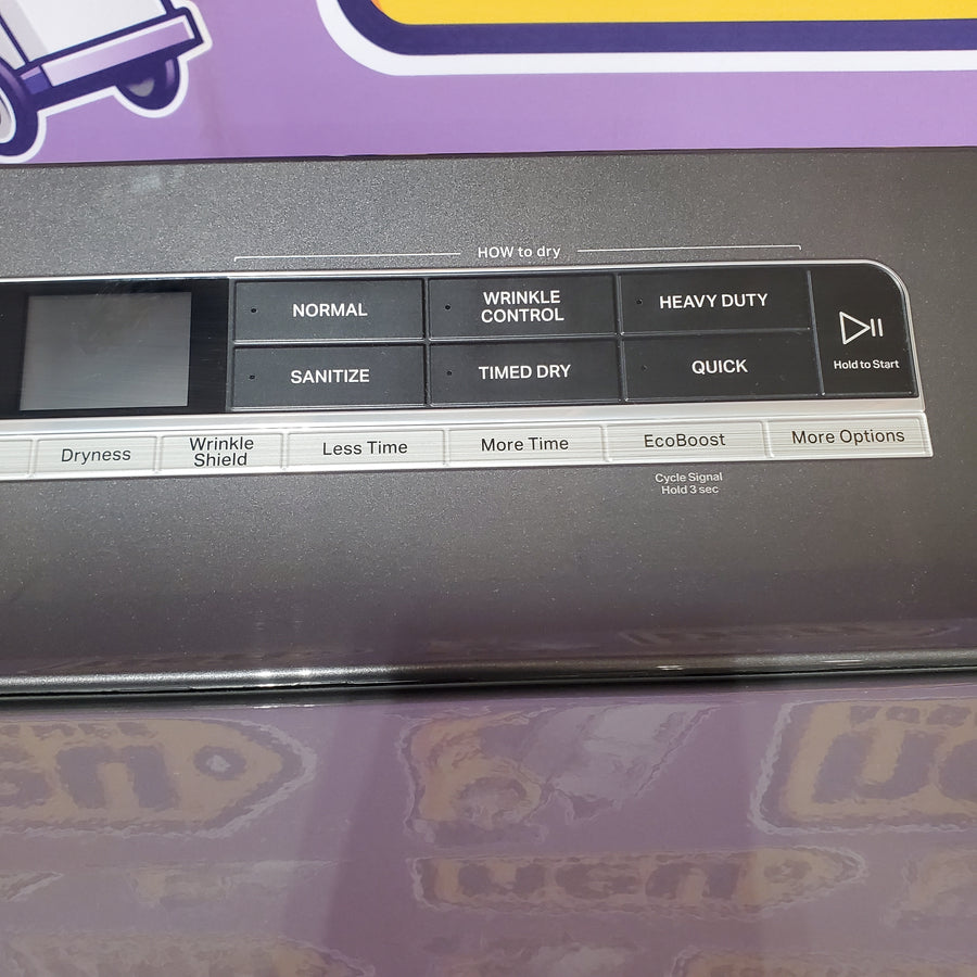 Whirlpool Top Load Electric 7.4 Cu. Ft. Dryer with Advanced Moisture Sensing and Wrinkle Shield Technology WED8127LC - Scratch and Dent (Minor)