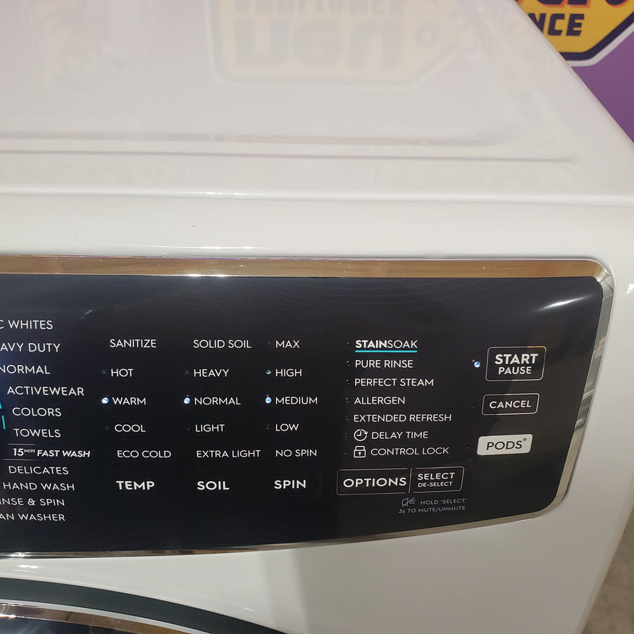 Electrolux 4.5 Cu.Ft. Stackable Front Load Washer with Steam and SmartBoost Wash System ELFW7637AW - Open Box