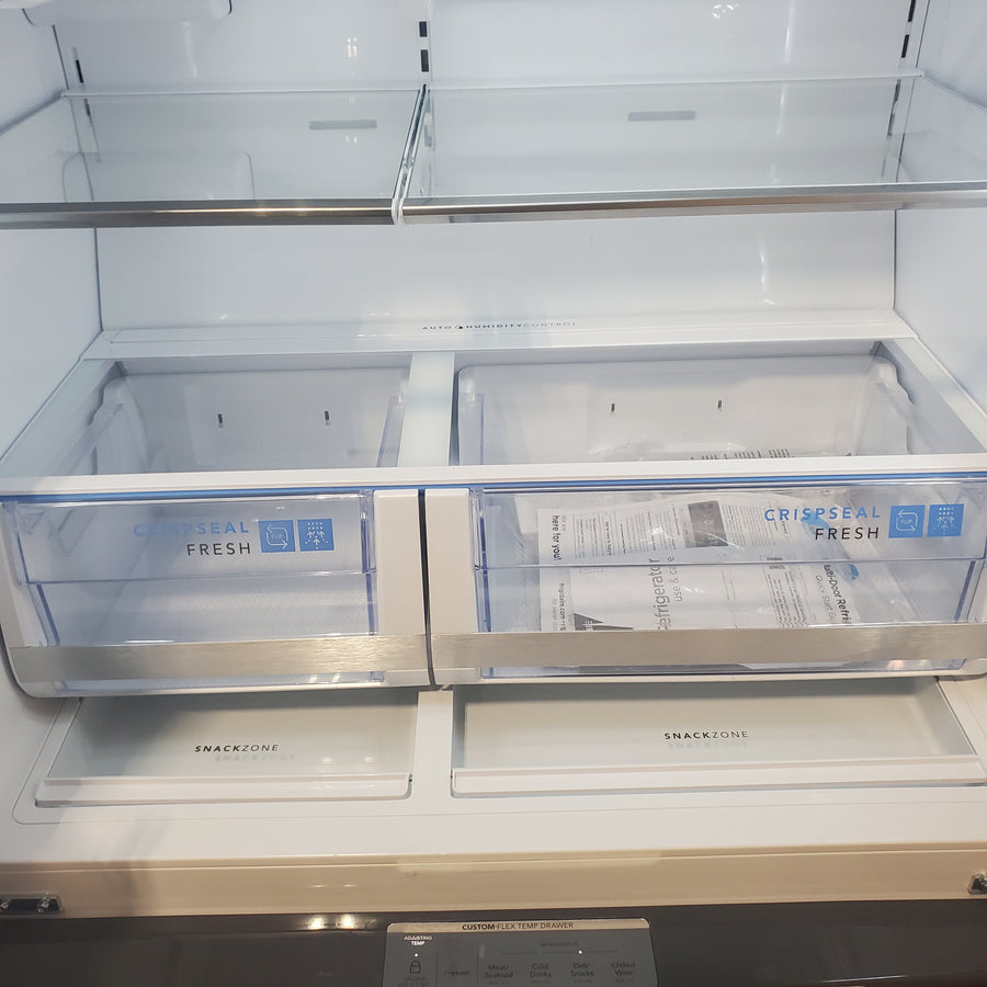 Frigidaire Gallery 22 Cu. Ft. 4-Door Counter-depth French Door Refrigerator with Ice Maker (Fingerprint Resistant Stainless Steel) ENERGY STAR GRMC2273CF - Scratch & Dent (Moderate)