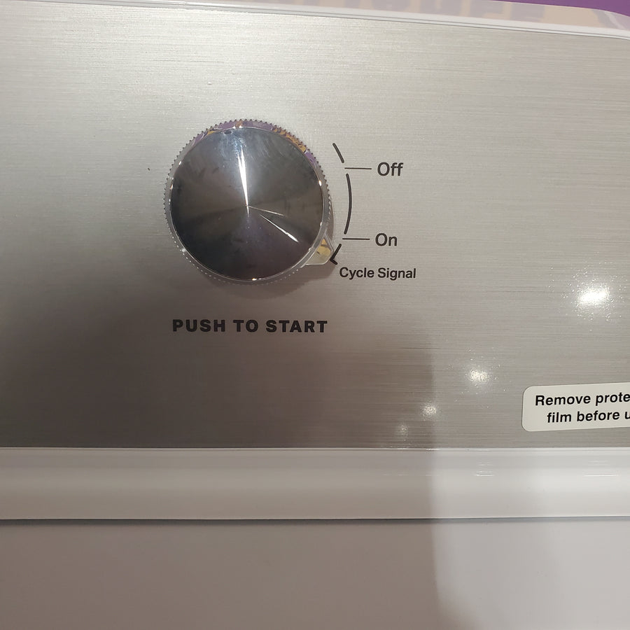 Maytag 4.5 cu. ft. Capacity Top Load Washer with Power™ Agitator and Deep Fill MVW4505MW - Open Box and Maytag 7.0 cu. ft. Capacity Top Load Electric Wrinkle Prevent Dryer MED4500MW - Open Box