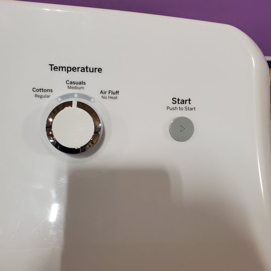 GE® 7.2 cu. ft. Capacity Aluminized Alloy Drum Electric Dryer GTD33EASKWW - Certified Refurbished