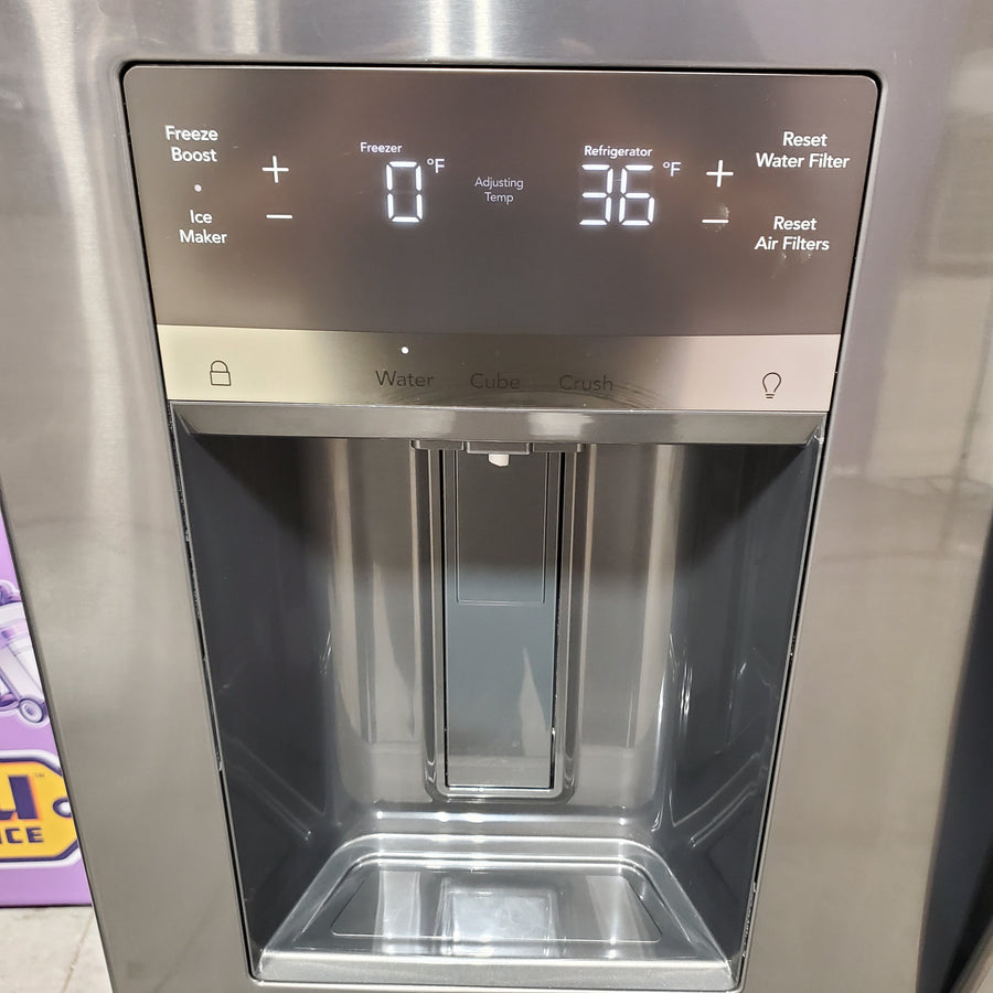 Frigidaire 28 Cu. Ft. Standard-Depth French Door Refrigerator in Black Stainless Steel FRFS2823AD - Scratch & Dent (Moderate)