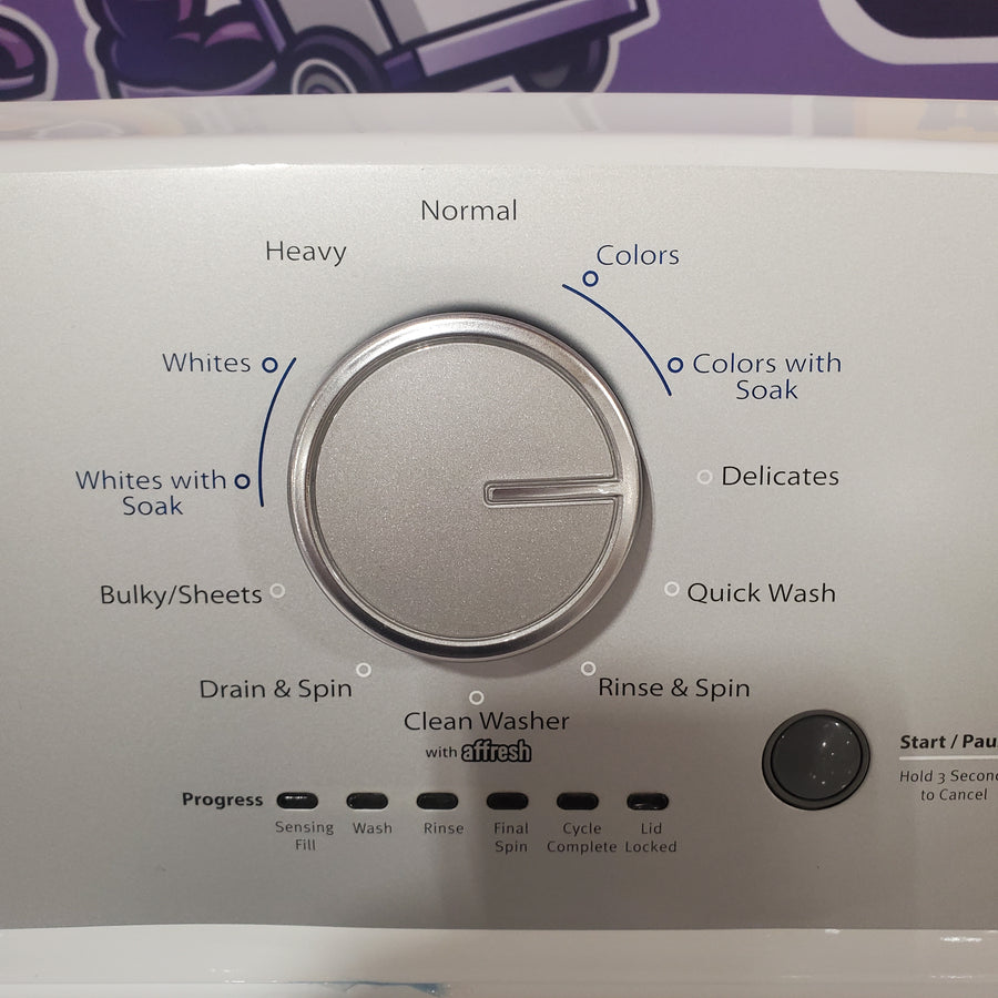 Whirlpool 3.8–3.9 Cu. Ft.  Top Load Washer with 2 in 1 Removable Agitator and Soil Level Selection WTW4957PW - Certified Refurbished and Whirlpool 7-cu ft Vented Electric Dryer WED4815EW - Certified Refurbished