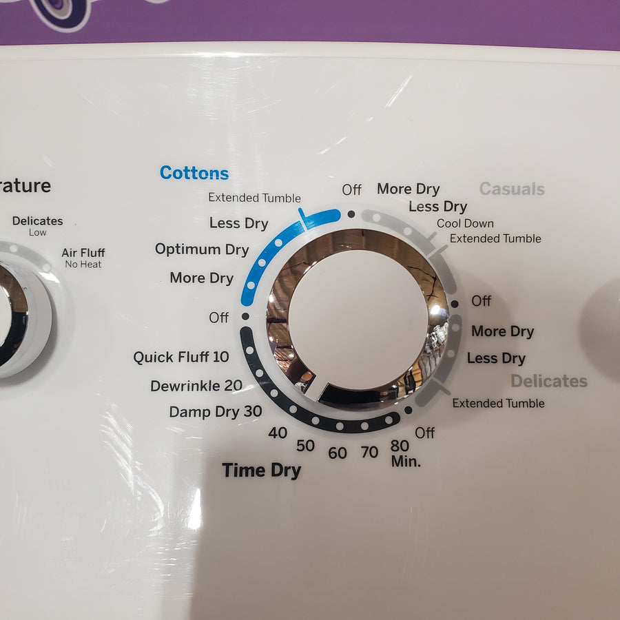 GE® 4.5 cu. ft. Capacity Washer with Stainless Steel Basket in White GTW465ASNWW - Certified Refurbished and GE White Electric 7.2 Cu. Ft. Dryer with Aluminized Alloy Drum GTD42EASJWW - Certified Refurbished