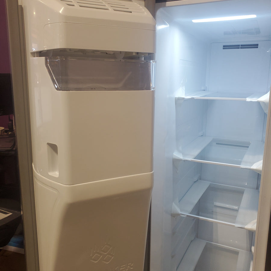 Hisense 29.1 cu. ft. Standard Depth Side by Side Refrigerator Stainless Steel HRS290P5FSE - Scratch & Dent (Moderate)