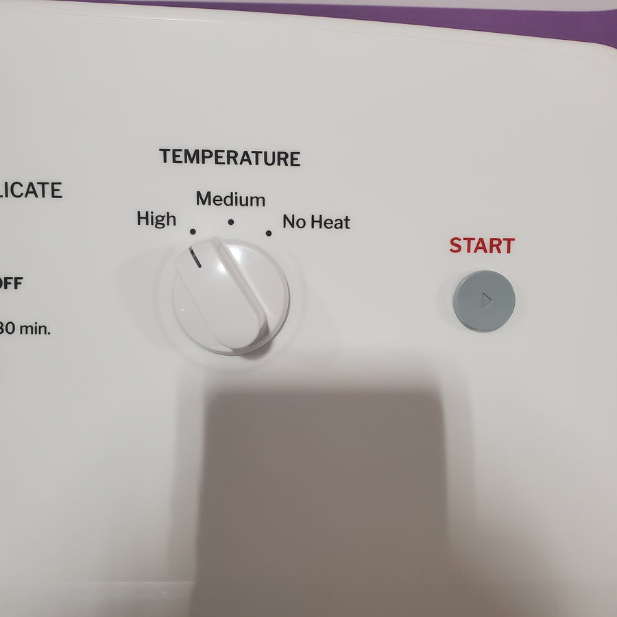 Hotpoint® 4.0 cu. ft. Capacity Washer with Cold Plus and Water Level Control HTW265ASWWW - Scratch & Dent (Moderate) and Hotpoint 6.2 cu. ft. Capacity Electric Dryer with Up To 120 ft. Venting and Shallow Depth HTX26EASWWW - Scratch & Dent (Moderate)