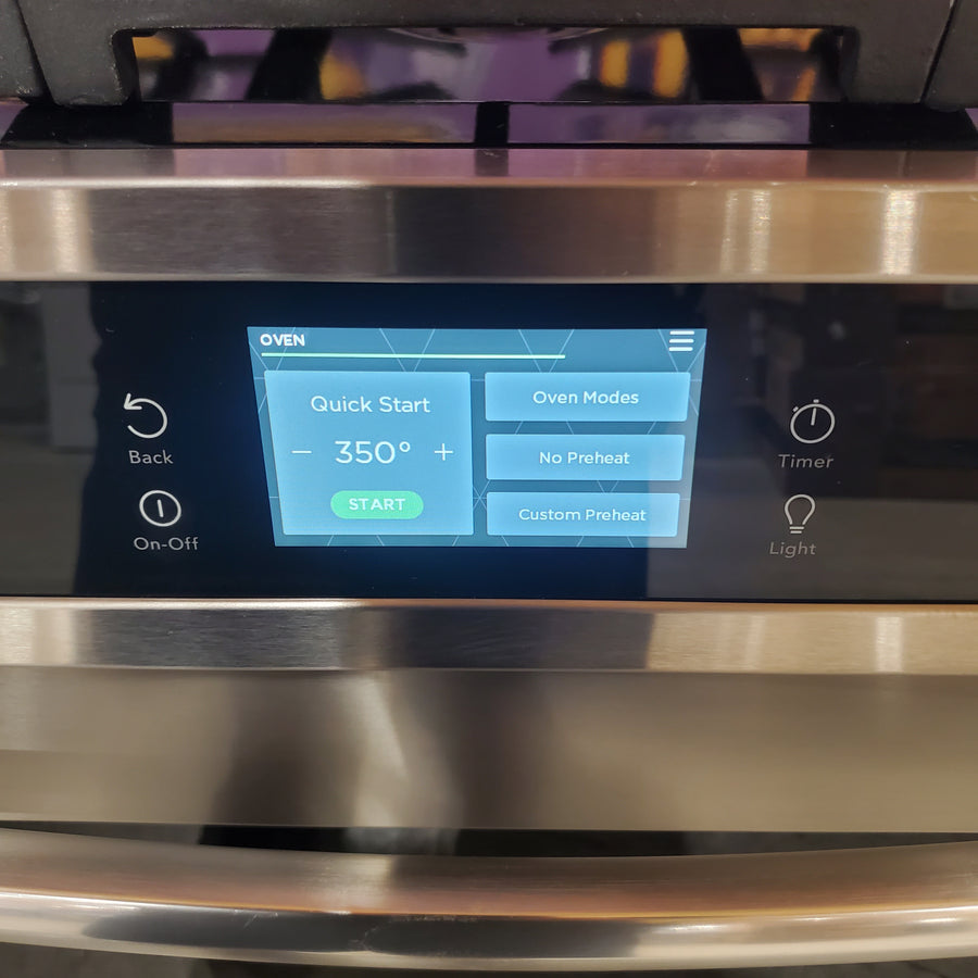 Frigidaire Gallery 6 cu. ft. 5 Burner Slide-In Gas Range with Total Convection and Air Fry in Smudge Proof Stainless Steel GCFG3060BF - Certified Refurbished