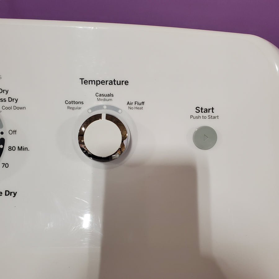 GE White Top Load 4.2 Cu. Ft. Washer with Stainless Steel Basket and Dual Action Agitator GTW460ASJWW - Certified Refurbished and GE 7.2 cu. ft. Capacity Aluminized Alloy Drum Electric Dryer GTD33EASKWW - Certified Refurbished