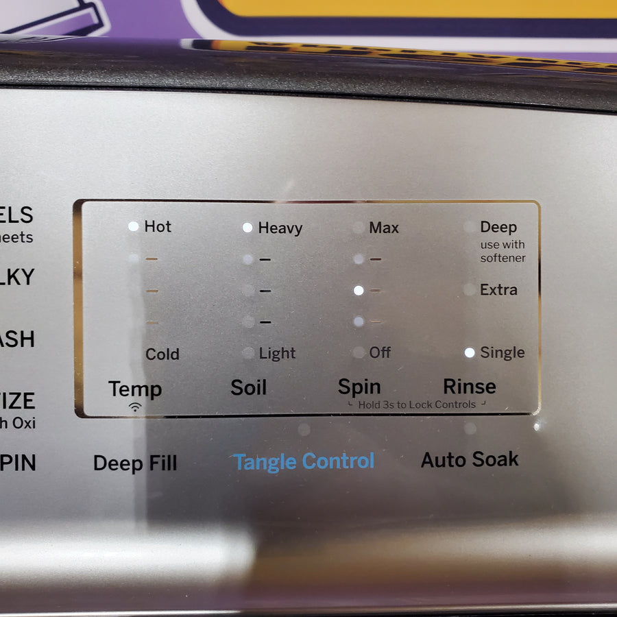 GE Profile™ ENERGY STAR® 4.9 cu. ft. Capacity Washer with Smarter Wash Technology and FlexDispense™ 20232728 - PTW605BPRDG - Open Box