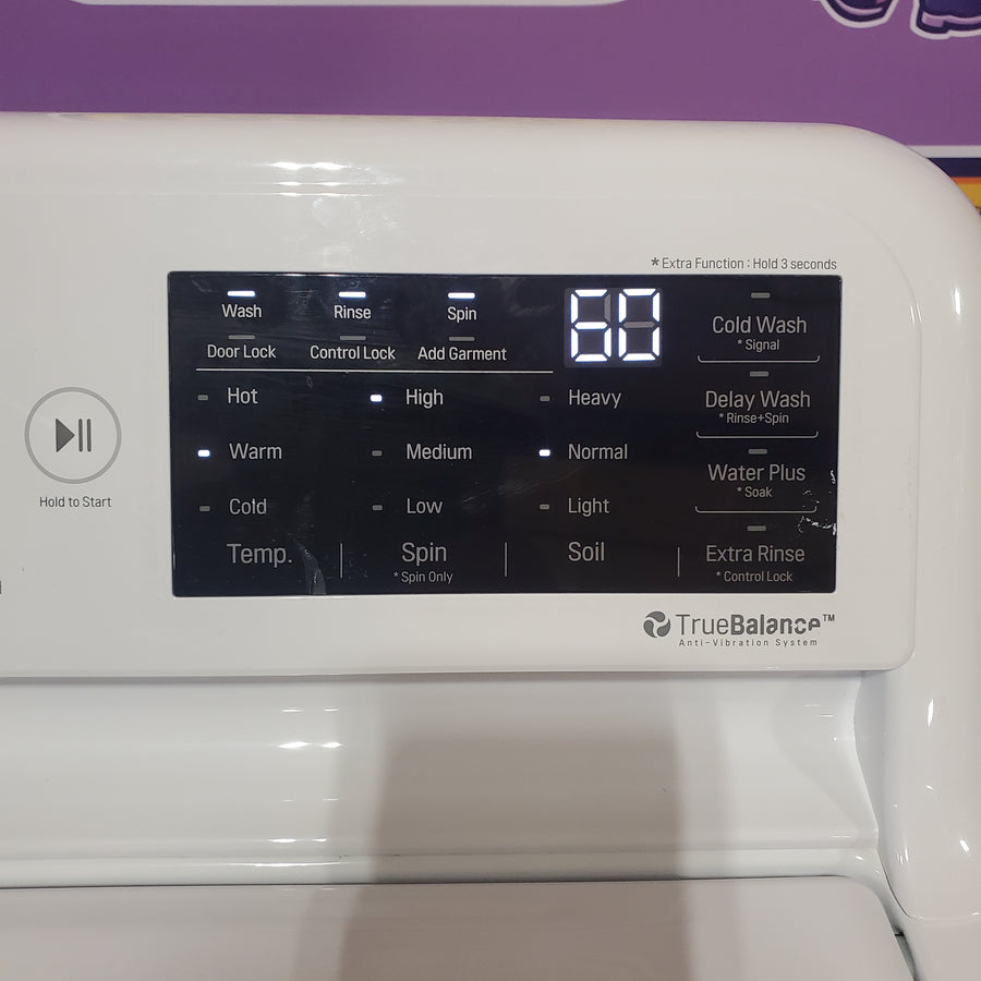 LG 4.5 cu. ft. Top Load Washer with Impeller WT7100CW - Certified Refurbished
