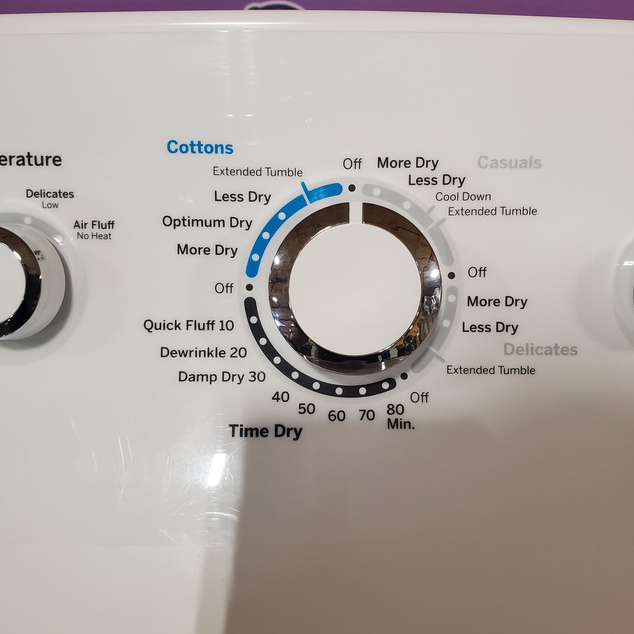 GE 3.8 cu. ft. Capacity Washer with Stainless Steel Basket in White GTW330ASKWW - Certified Refurbished and GE White Electric 7.2 Cu. Ft. Dryer with Aluminized Alloy Drum GTD42EASJWW - Certified Refurbished
