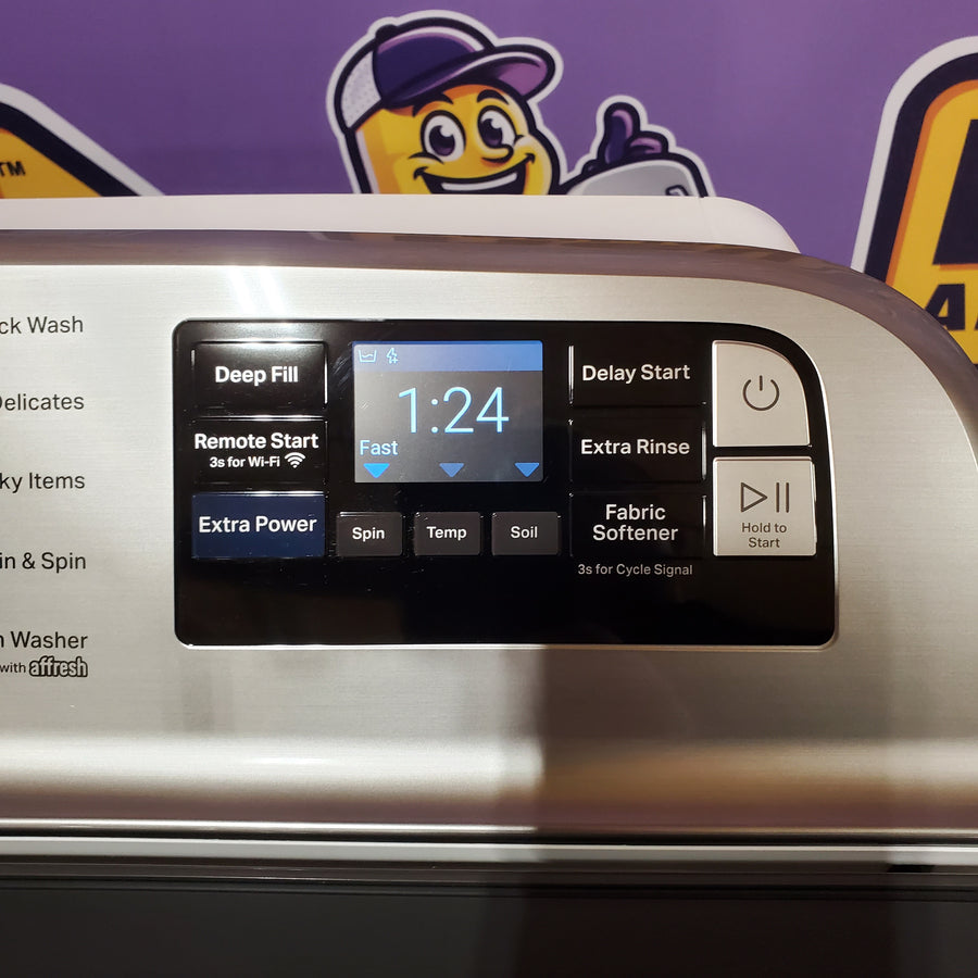 Maytag 5.2 Cu. Ft. Top Load Agitator Washer with Extra Power and Smart Appliance 22121500 - MTW6205RW - Open Box