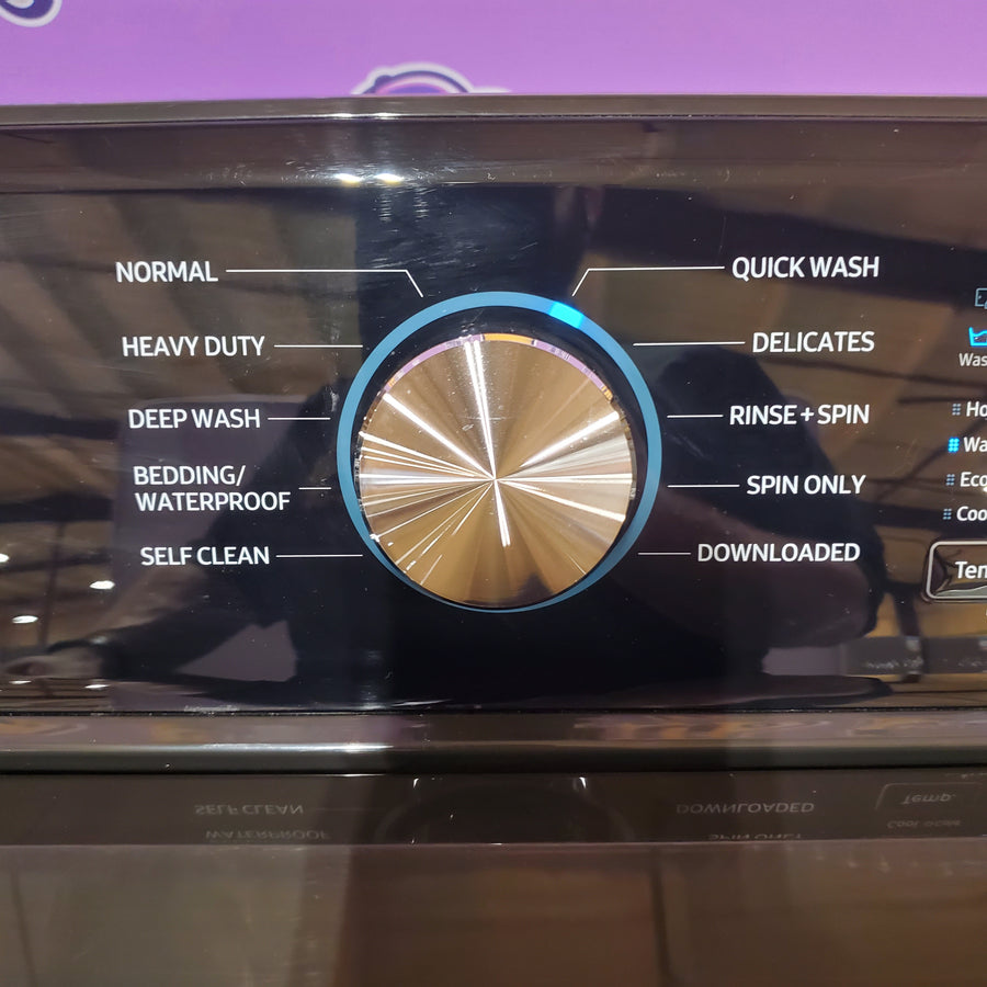 Samsung 4.7 cu. ft. Large Capacity Smart Top Load Washer with Active WaterJet in Brushed Black 22142790 - WA47CG3500AV - Open Box