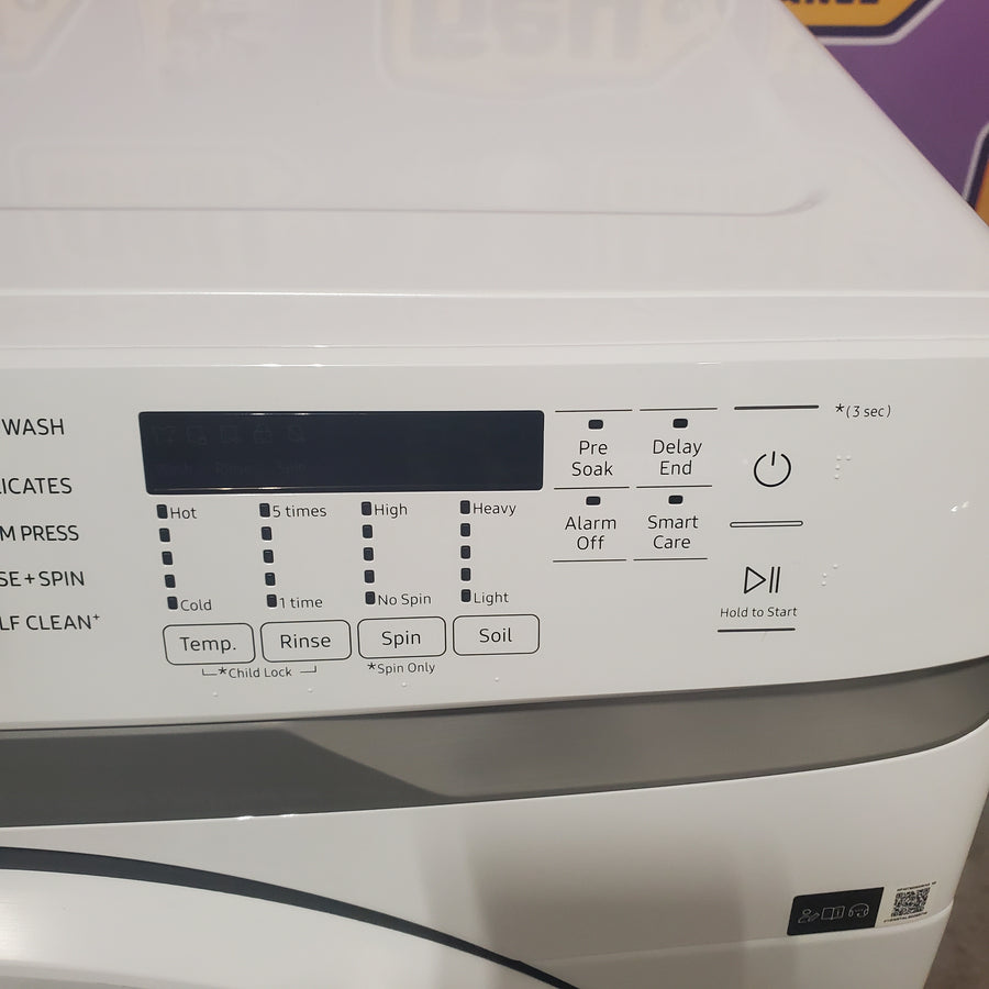 Samsung 4.5 cu. ft. ENERGY STAR  Front Load Washer with Vibration Reduction WF45T6000AW - Open Box