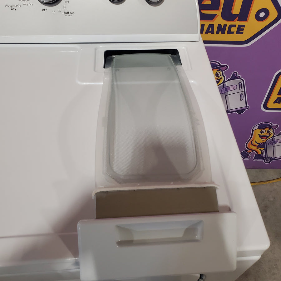 Whirlpool White Electric Extra Large 7.0 Cu. Ft. Dryer with Wrinkle Shield WED4815EW - Open Box