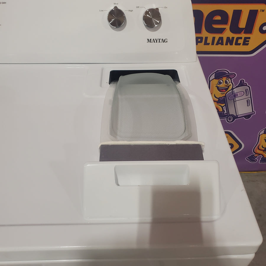 Maytag Top Load Style Electric Wrinkle Prevent 7.0 cu. ft. Dryer with Auto Dry MED4005SW - Open Box