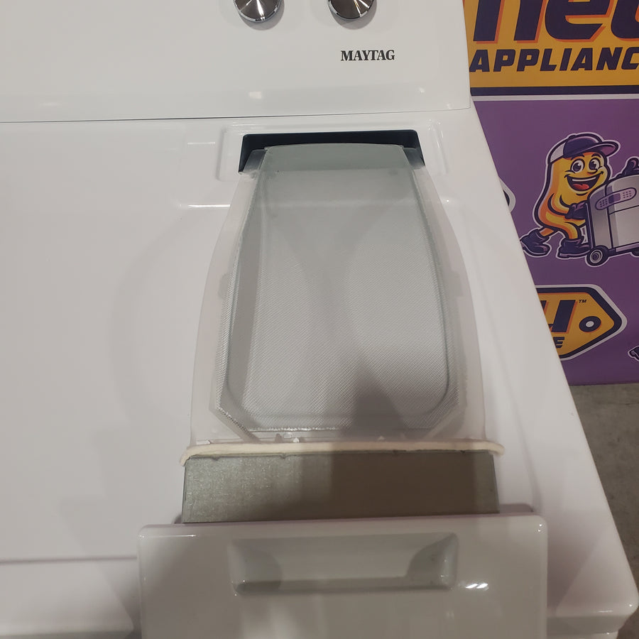 Maytag Top Load Style Electric Wrinkle Prevent 7.0 cu. ft. Dryer with Auto Dry MED4005SW - Open Box