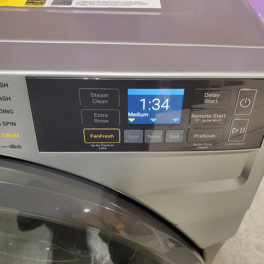 Whirlpool Radiant Silver 4.5 cu. ft. Smart Front Load ENERGY STAR® Washer with FreshFlow™ Vent System WFW5720RR - Open Box