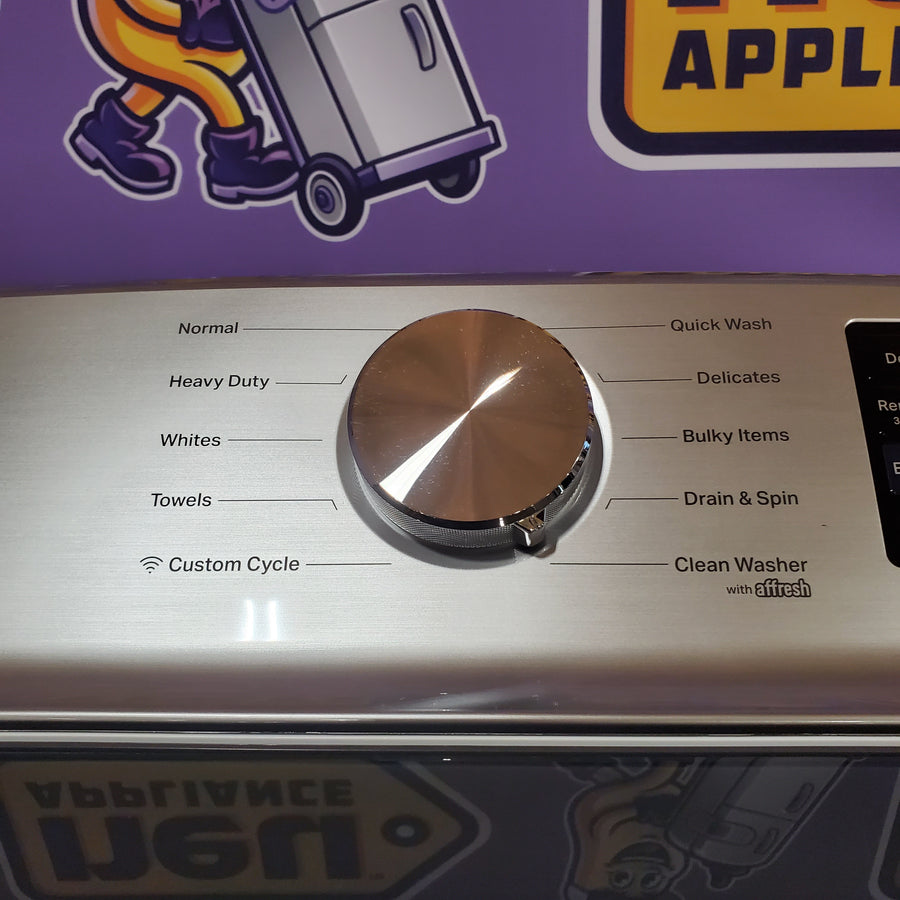 Maytag 5.2 Cu. Ft. Top Load Agitator Washer with Extra Power and Smart Appliance 22442617 - MTW6205RW - Open Box