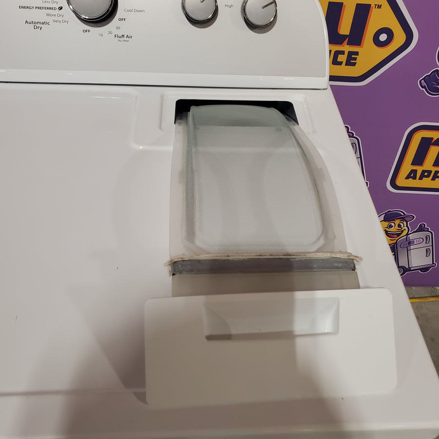Whirlpool White Electric Extra Large 7.0 Cu. Ft. Dryer with Wrinkle Shield WED4815EW - Open Box