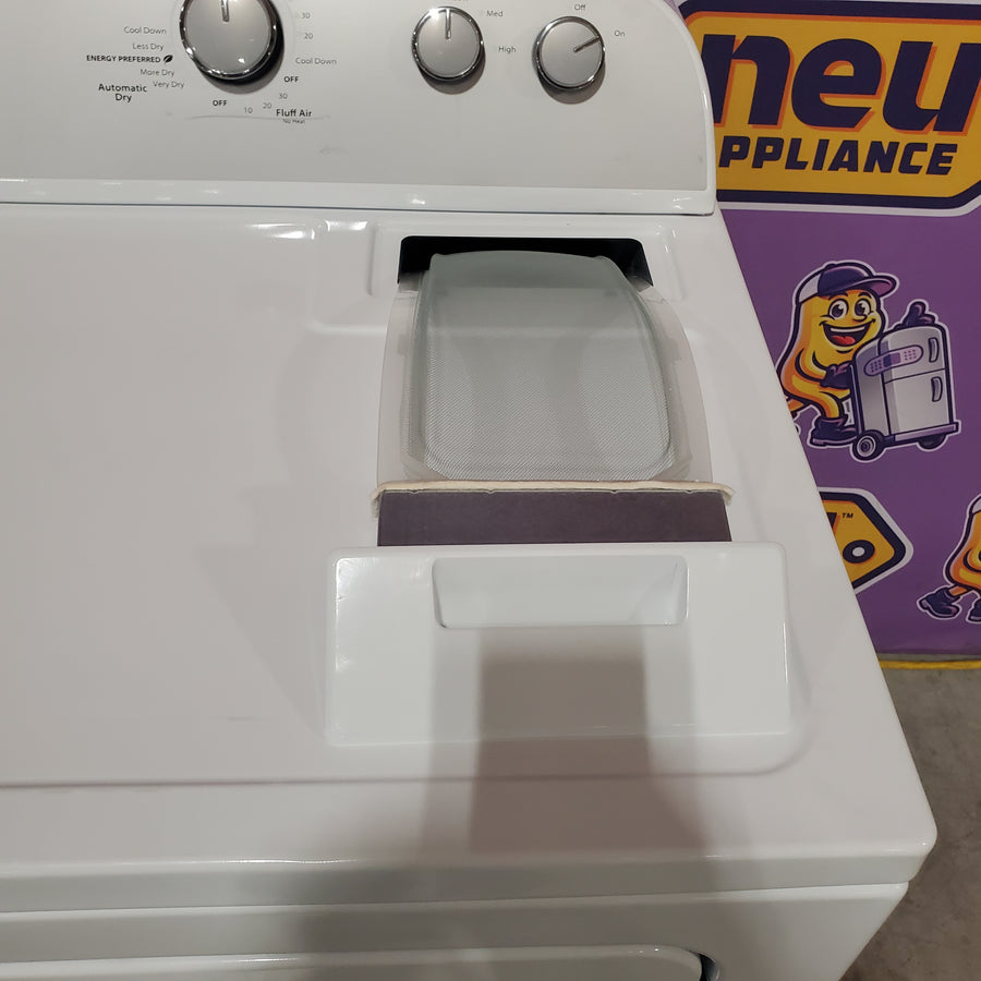 Whirlpool White Electric Extra Large 7.0 Cu. Ft. Dryer with Wrinkle Shield WED4815EW - Certified Refurbished