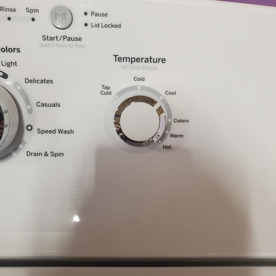 GE® 4.2 cu. ft. Capacity Washer with Stainless Steel Basket GTW335ASNWW - Certified Refurbished