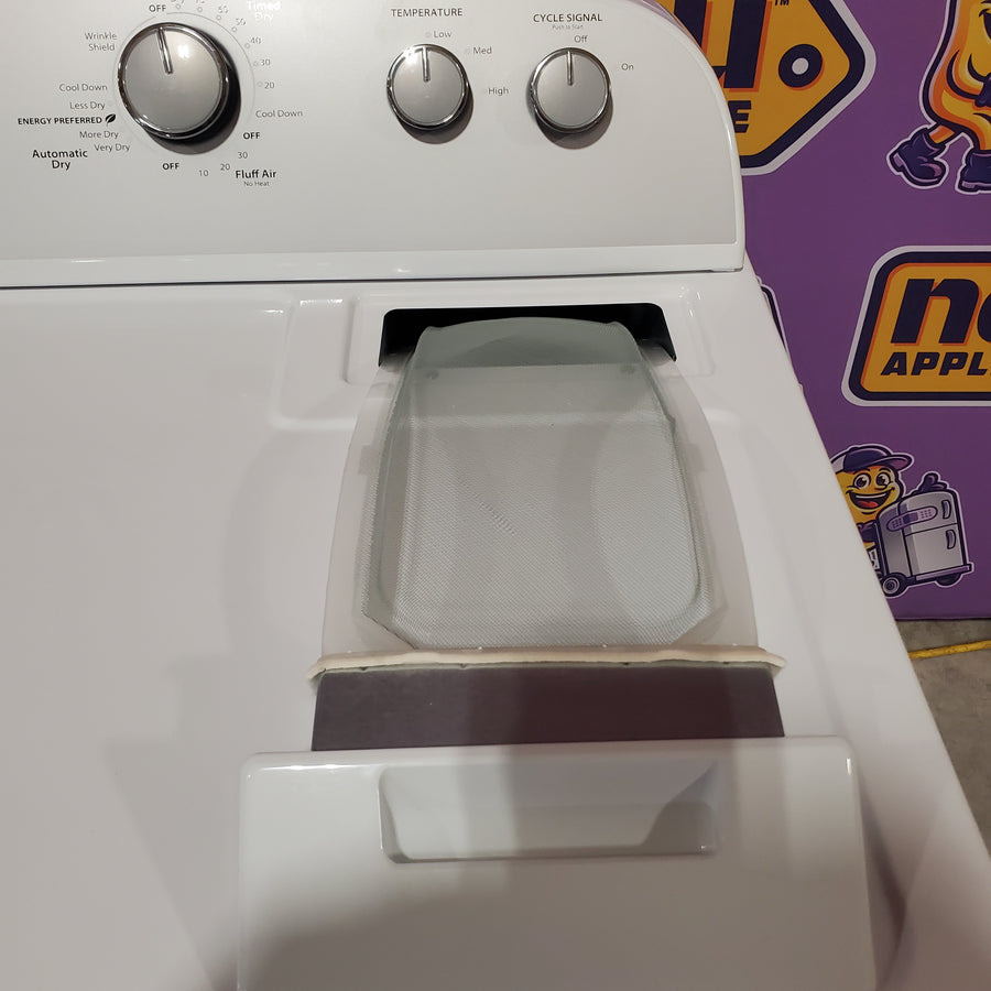 Whirlpool White Electric Extra Large 7.0 Cu. Ft. Dryer with Wrinkle Shield 22142781 - WED4815EW - Open Box