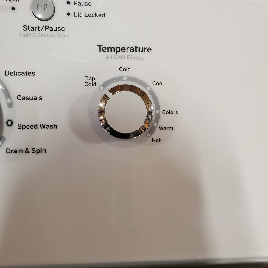 GE® 4.2 cu. ft. Capacity Washer with Stainless Steel Basket GTW335ASNWW - Certified Refurbished