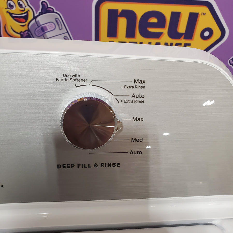 Maytag 4.5 cu. ft. Capacity Top Load Washer with Power™ Agitator and Deep Fill MVW4505MW - Open Box and Maytag 7.0 cu. ft. Capacity Top Load Electric Wrinkle Prevent Dryer 16288 - MED4500MW - Open Box