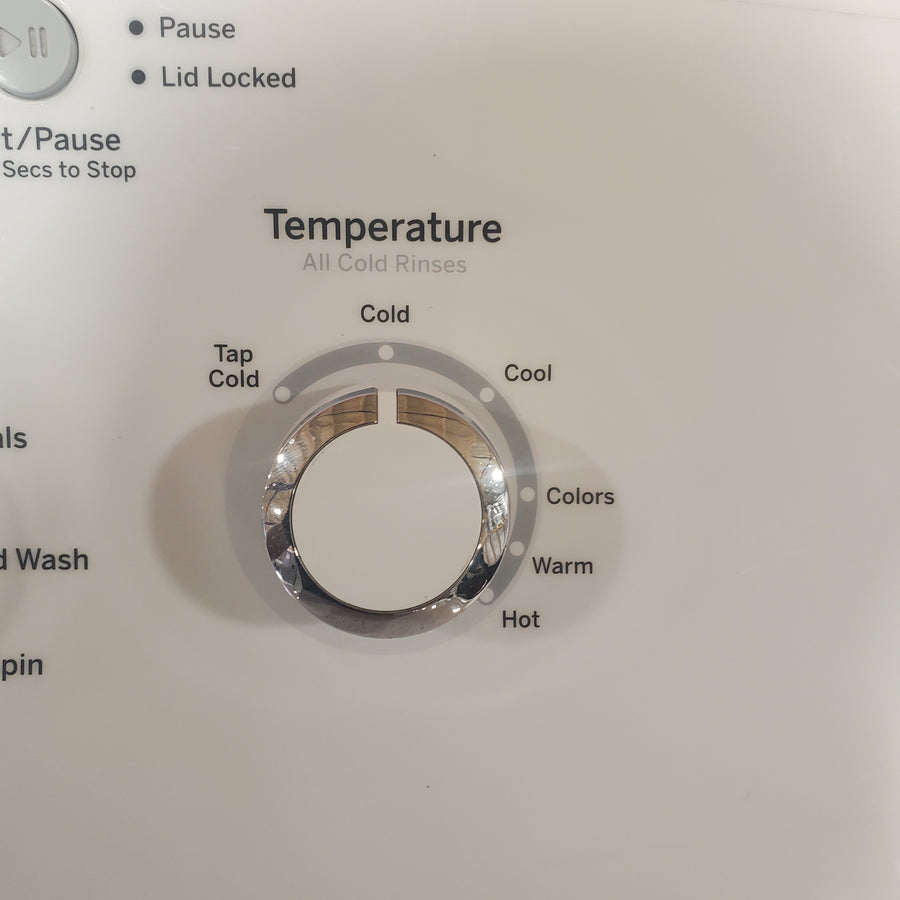 GE® 3.8 cu. ft. Capacity Washer with Stainless Steel Basket in White GTW330ASKWW - Certified Refurbished