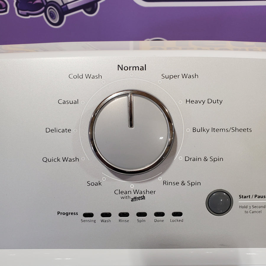 Whirlpool Top Load 3.5 Cu. Ft. Washer with Deep Water Wash Option WTW4816FW - Open Box and Whirlpool Vented 7.0 Cu. Ft. Electric Dryer 16261 - WED4815EW - Scratch & Dent (Moderate)
