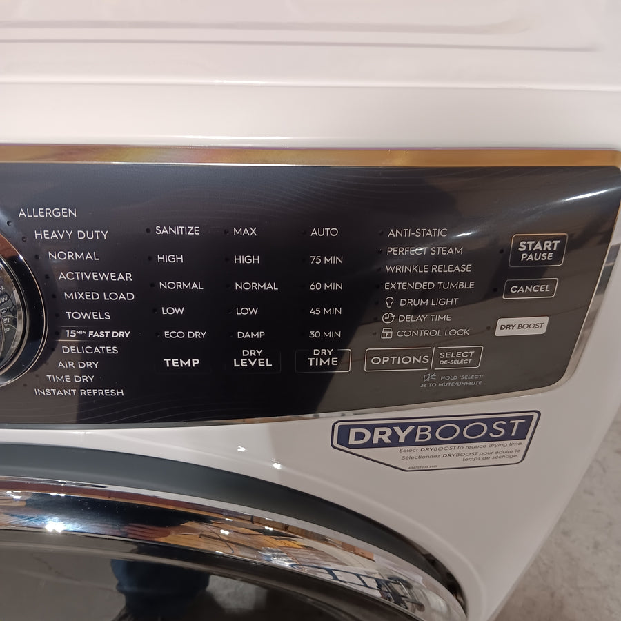Electrolux 8.0 cu. ft. Front Load Electric Dryer with Perfect Steam 22421770 - ELFE7637AW - Open Box