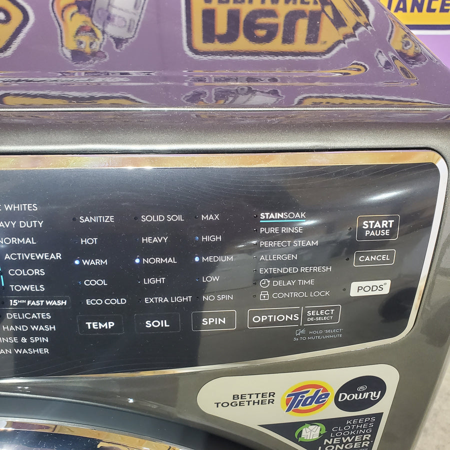 Electrolux Titanium Front Load 600 Series 4.5 Cu. Ft. Washer with Smartboost and Hand Wash Cycle ELFW7637AT - Scratch & Dent (Minor)