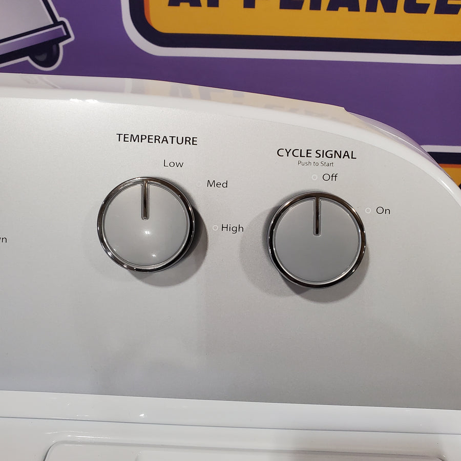 Whirlpool White Electric Extra Large 7.0 Cu. Ft. Dryer with Wrinkle Shield 22121516 - WED4815EW - Scratch & Dent (Minor)