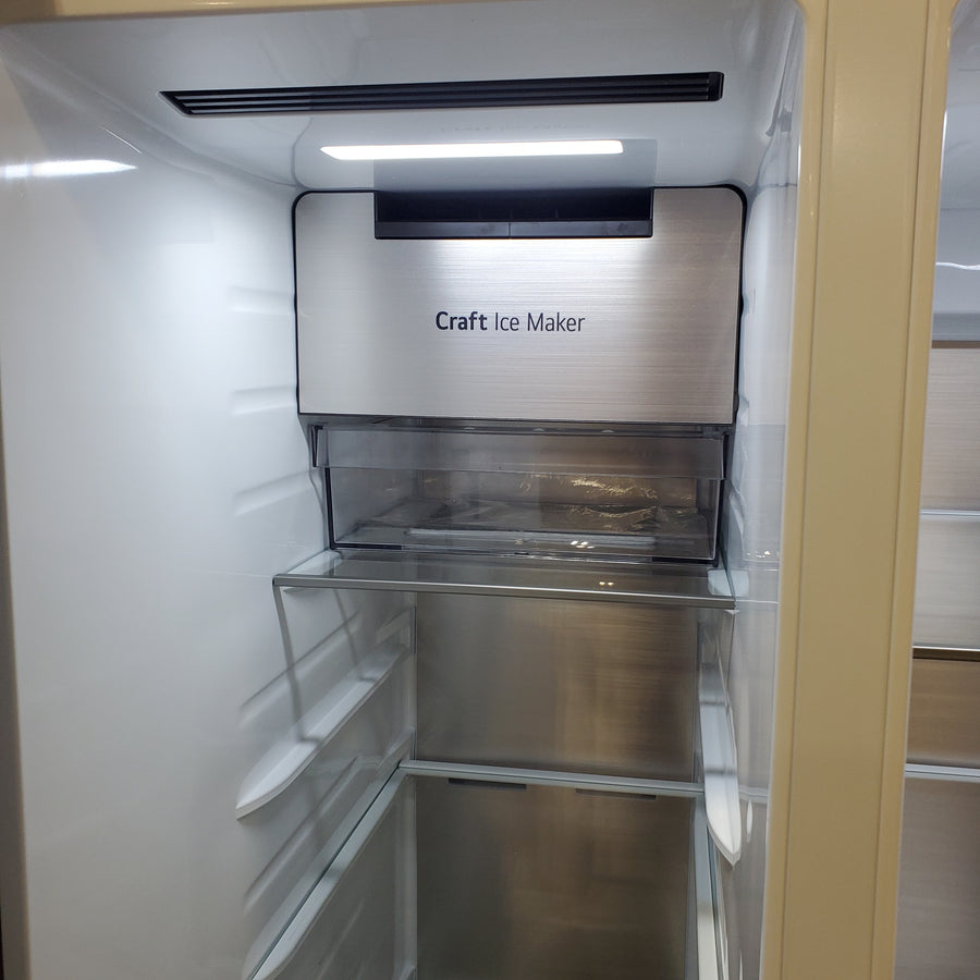 LG 27 cu. ft. Smart Side-by-Side Refrigerator with Smooth Touch Ice & Water Dispenser LL27T3530S - Scratch & Dent (Minor)