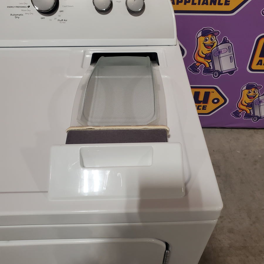 Whirlpool White Electric Extra Large 7.0 Cu. Ft. Dryer with Wrinkle Shield 22421771 - WED4815EW - Scratch & Dent (Minor)