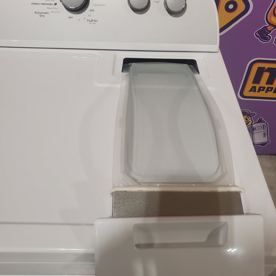 Whirlpool White Electric Extra Large 7.0 Cu. Ft. Dryer with Wrinkle Shield 22421746 - WED4815EW - Scratch & Dent (Minor)
