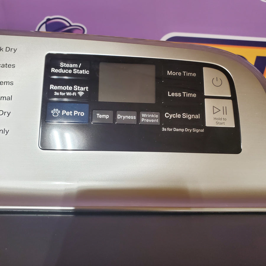 Maytag 5.3 Cu. Ft. Pet Pro Top Load Impeller Washer with Extra Power MTW7200RF - Open Box and Maytag 7.4 Cu. Ft. Pet Pro Top Load Electric Dryer with Sanitize Cycle MED7205RF - Open Box)